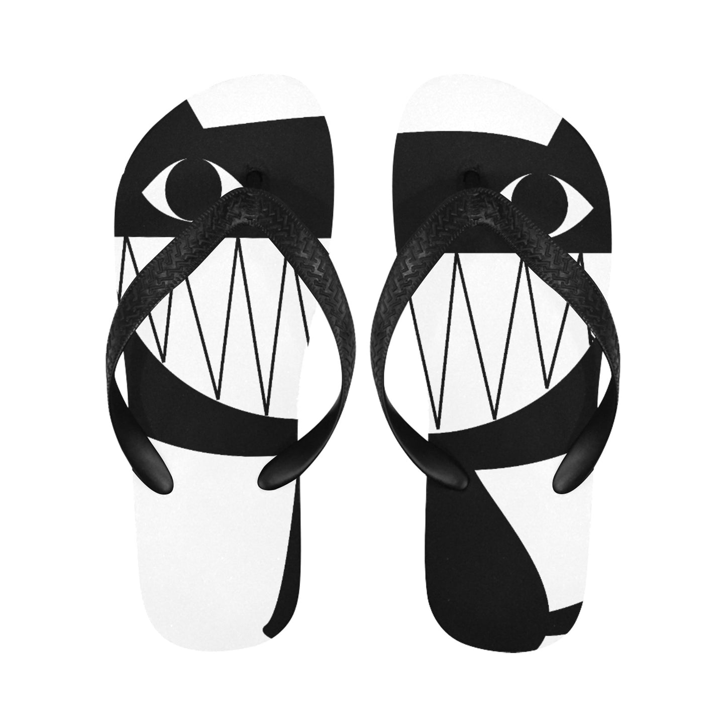 Cheesy Cat Flip Flops