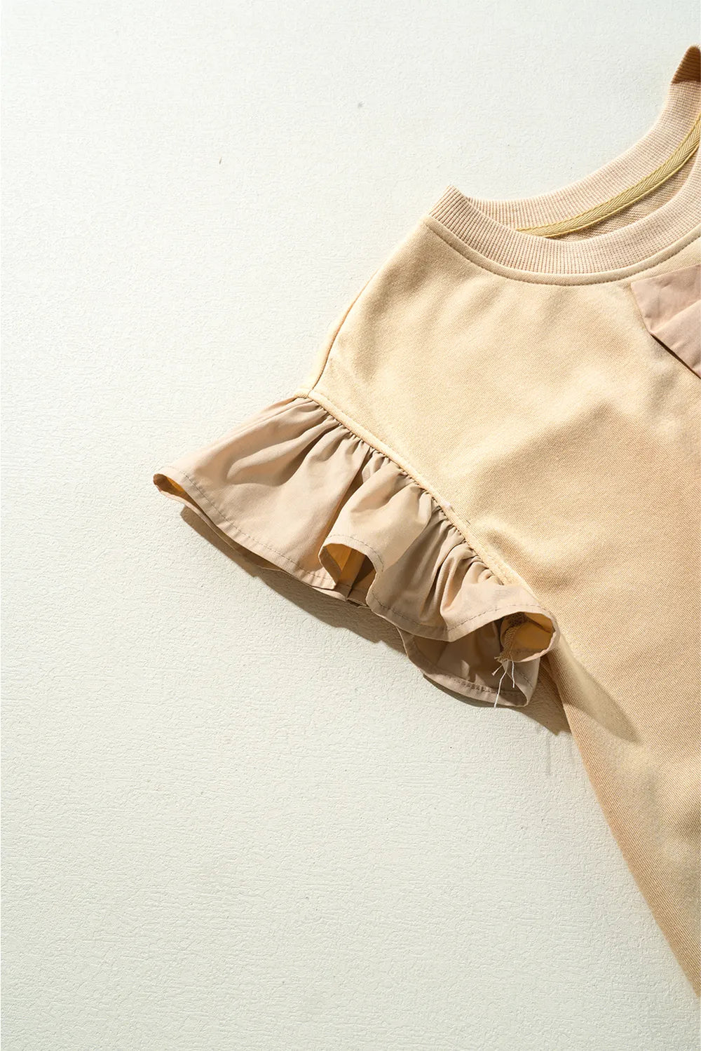 Bow Detail Round Neck Blouse – Cap Sleeve Charm