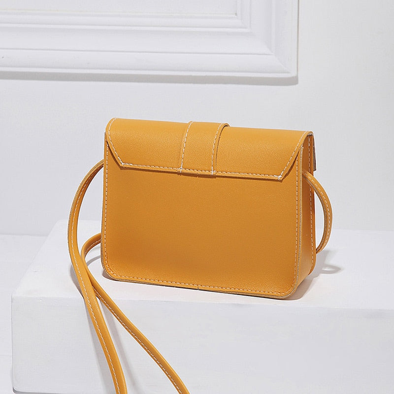 Small Crossbody Mini PU Leather Shoulder Messenger Bag