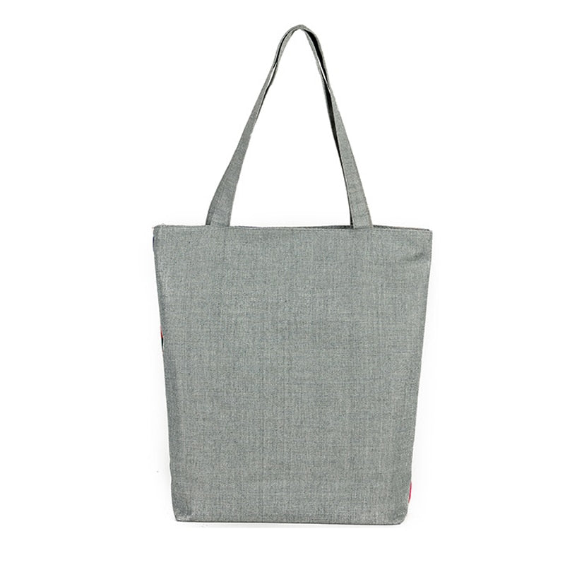 Vintage Canvas Bags Large Thai Owl Tote bag HandBag