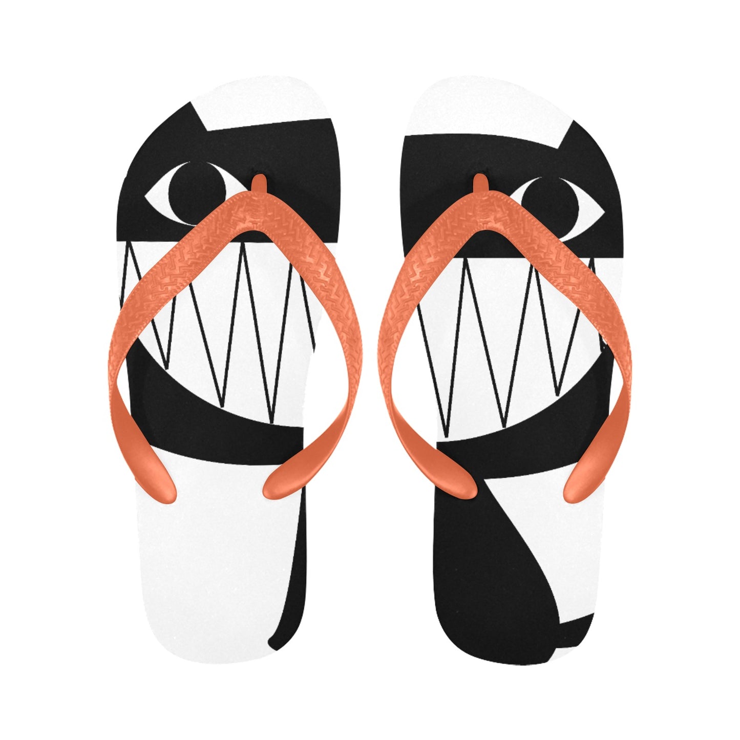 Cheesy Cat Flip Flops