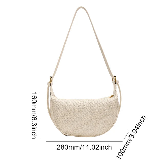 Versatile Single Shoulder crossbody dumplings Round Bag