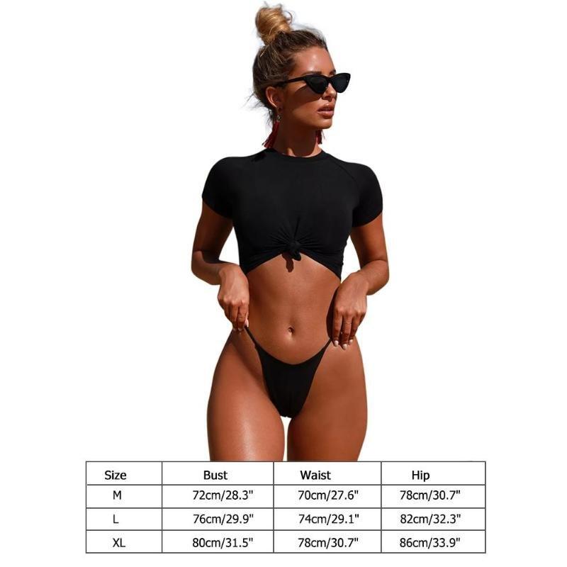 Swim T-shirt with Thong Bikini