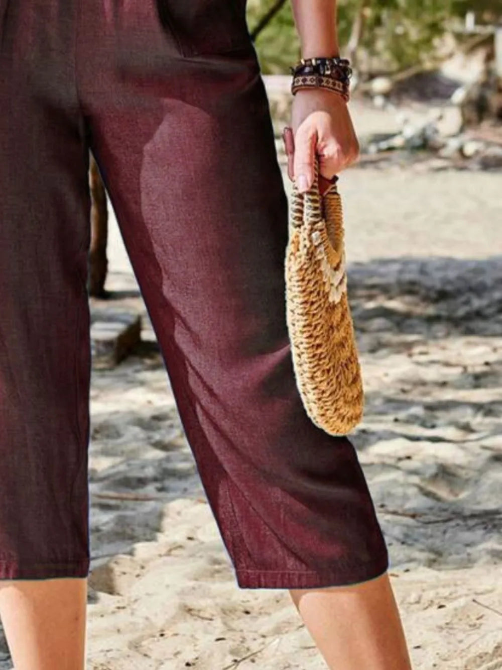 Fashionable Loose-Fit Casual Pants with Pockets – Perfect for Relaxed, Everyday Wear