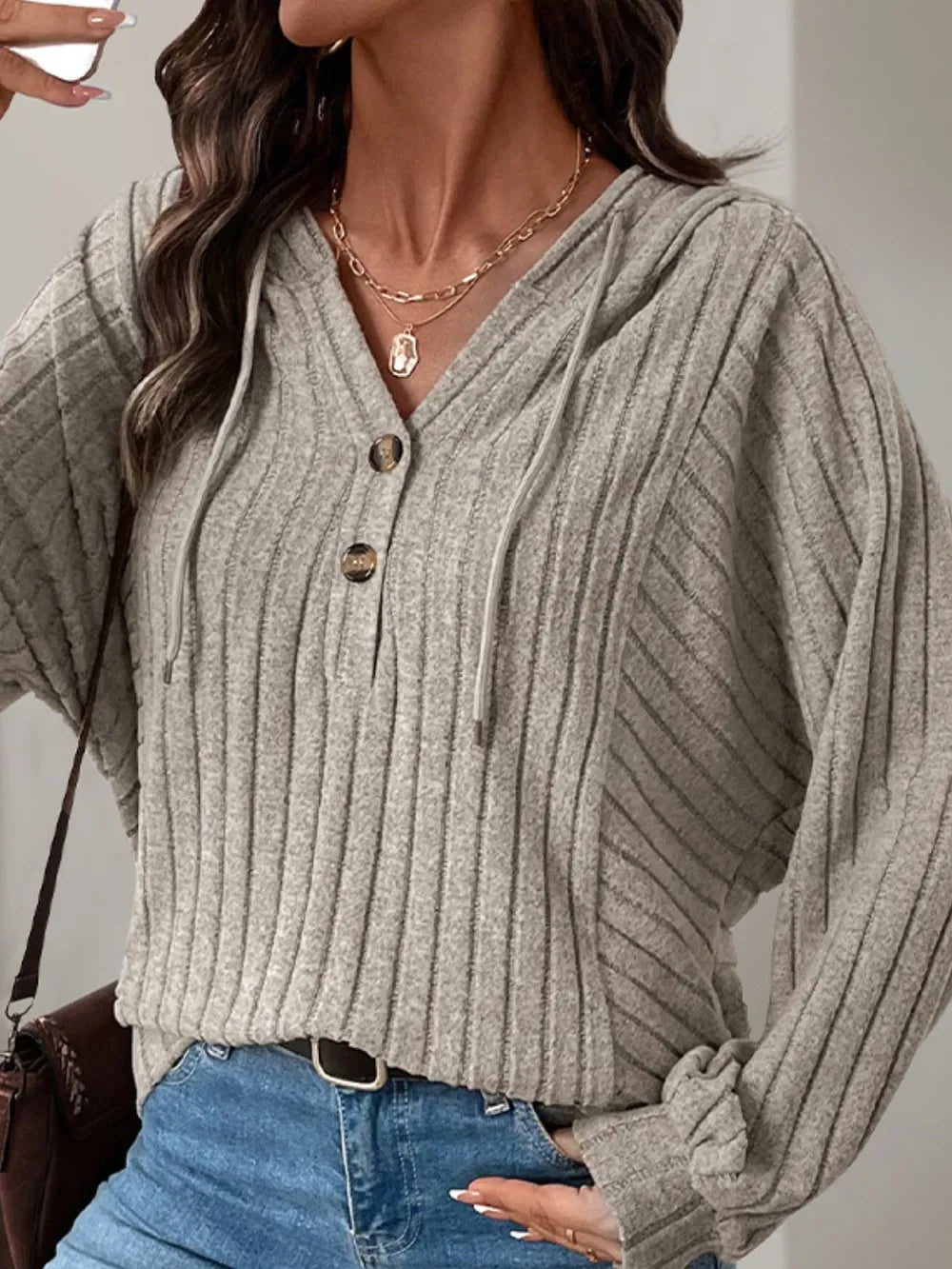 Perfee Drawstring Hoodie – Perfect for Comfort and Effortless Style