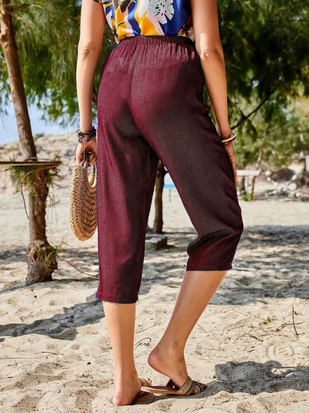 Fashionable Loose-Fit Casual Pants with Pockets – Perfect for Relaxed, Everyday Wear