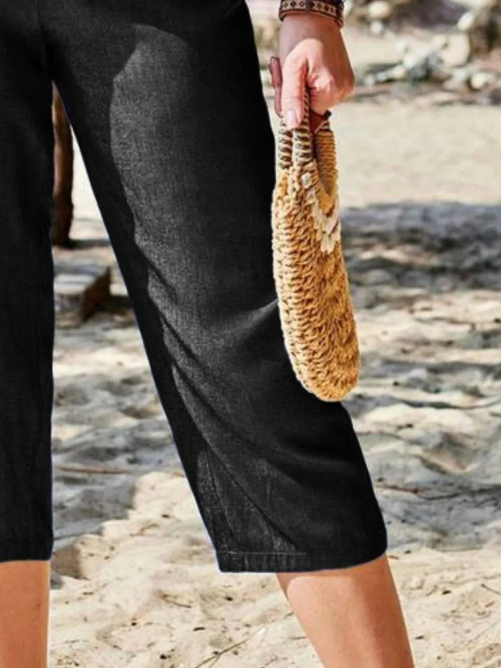 Fashionable Loose-Fit Casual Pants with Pockets – Perfect for Relaxed, Everyday Wear