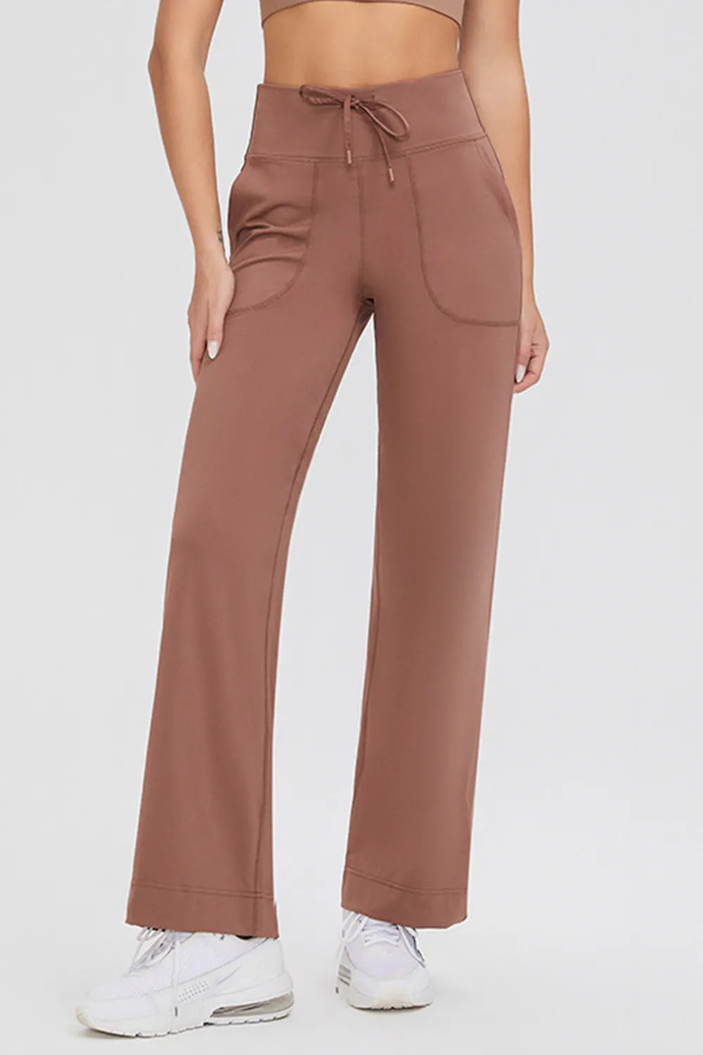 Basic Bae High-Waisted Drawstring Pants – Full Size Fit