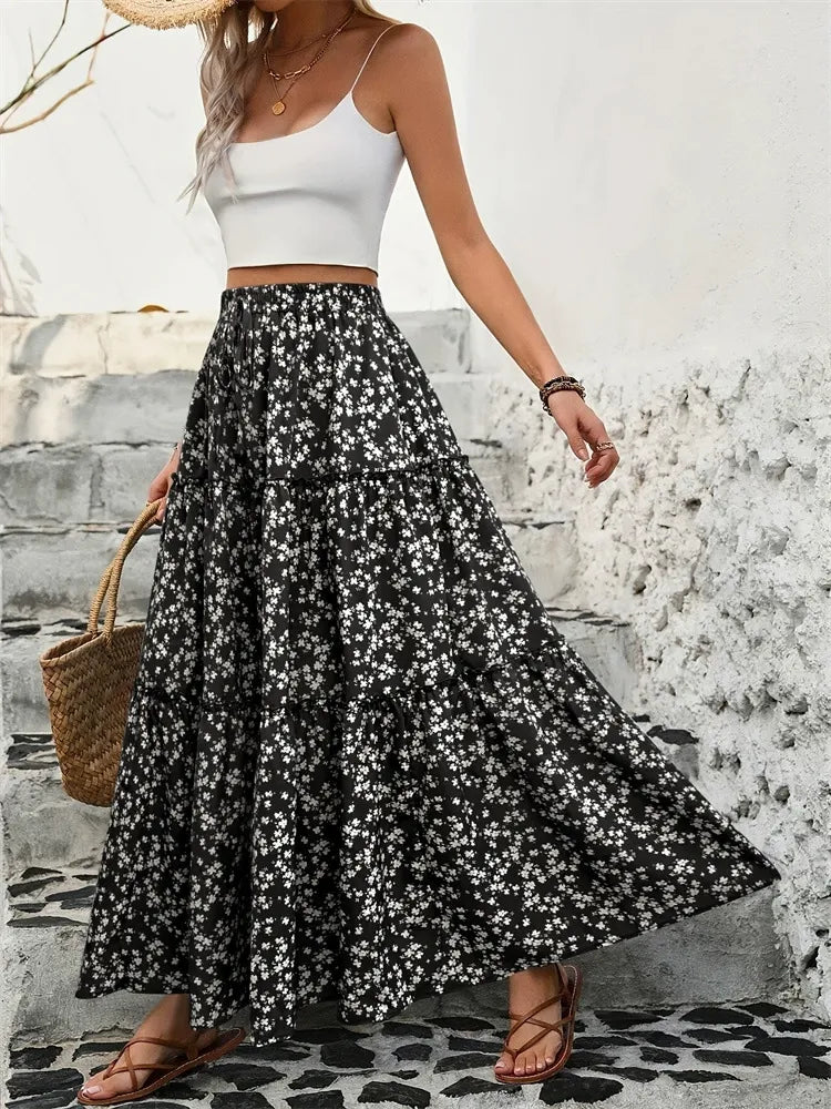 Tiered Bloom Skirt