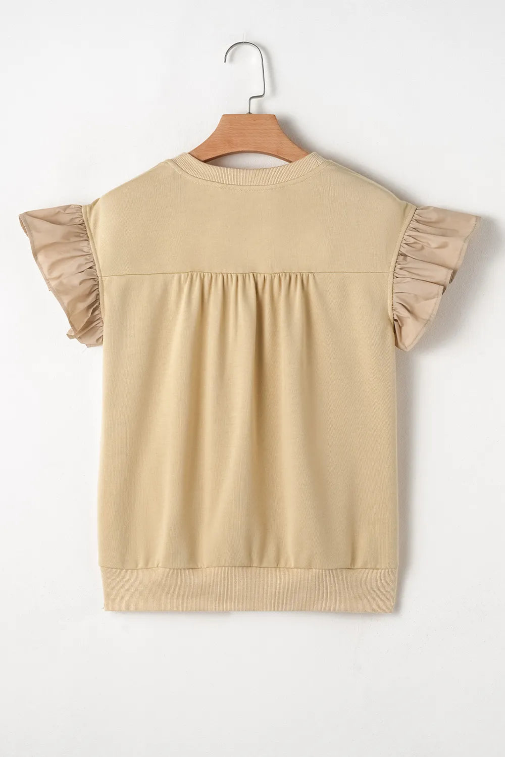Bow Detail Round Neck Blouse – Cap Sleeve Charm