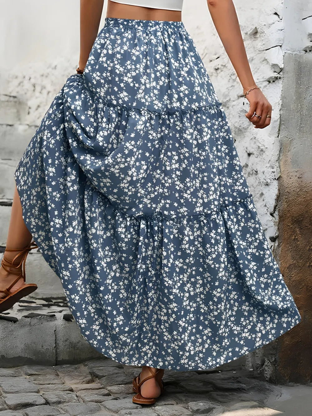 Tiered Bloom Skirt
