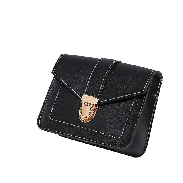 Small Crossbody Mini PU Leather Shoulder Messenger Bag