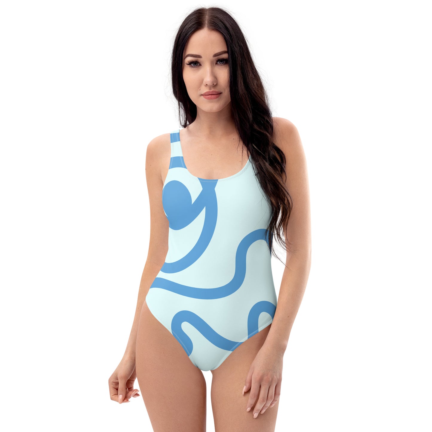 Blue Wave One-Piece Swimsuit