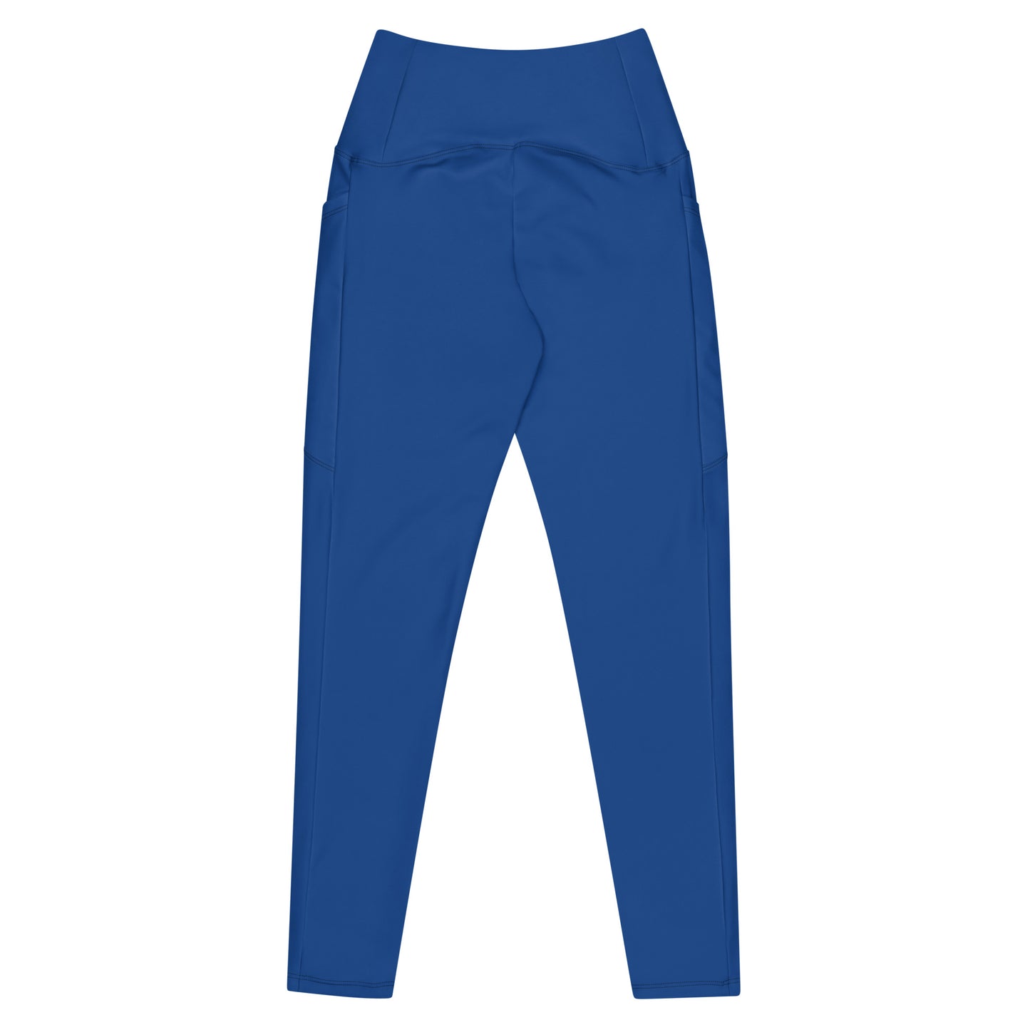 High-waisted Leggings with pockets in Blue
