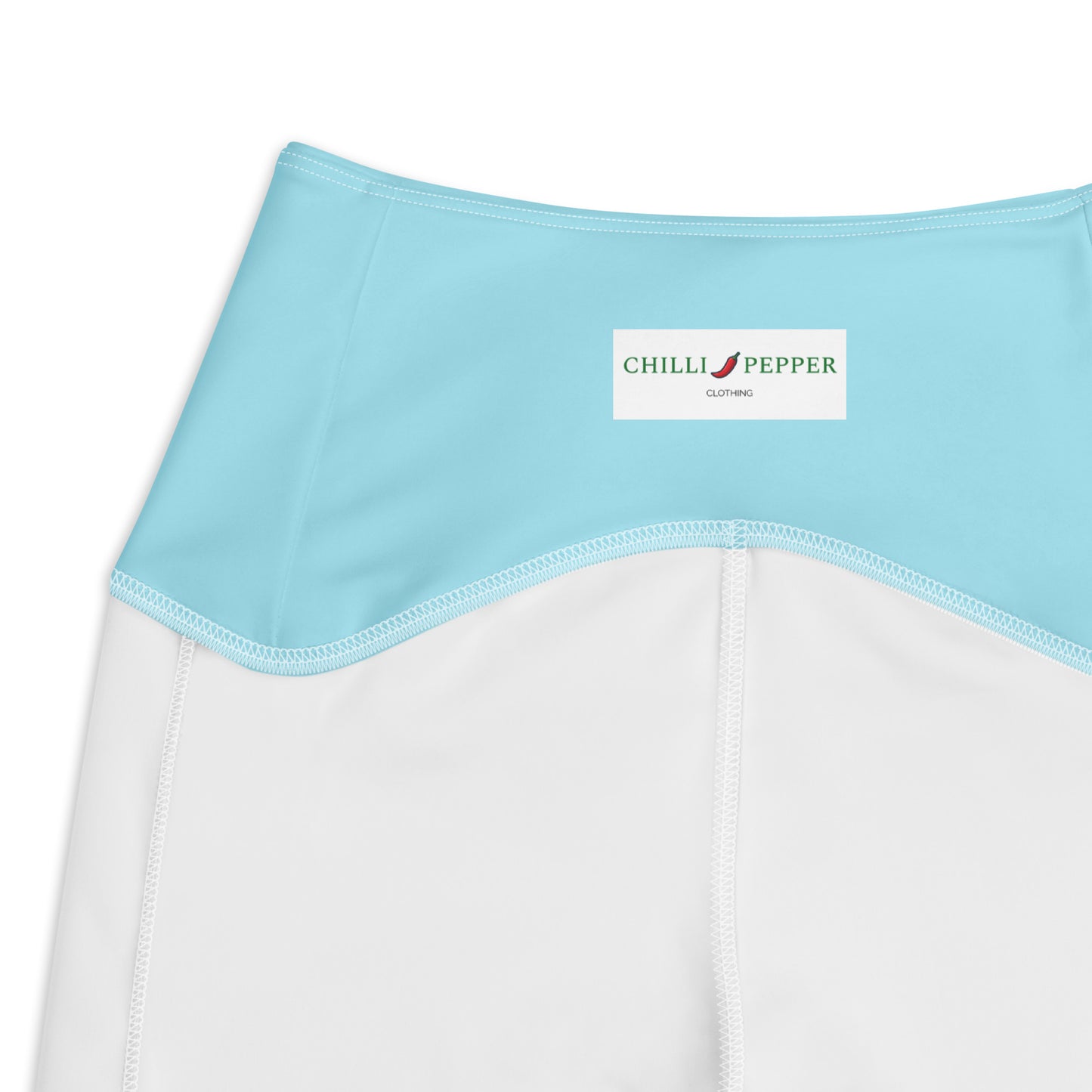 High-waisted Leggings with pockets Light Blue