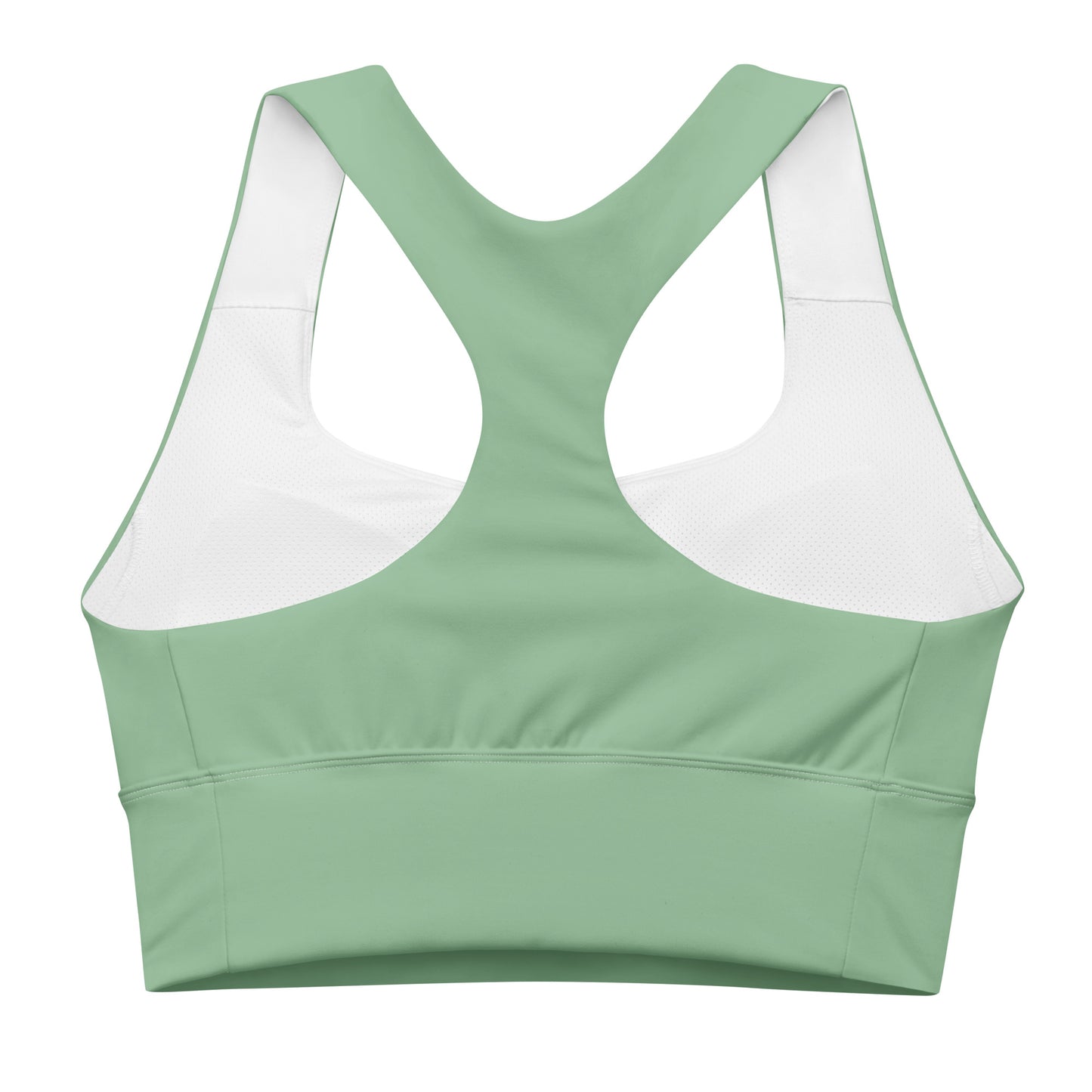 High Support Longline Sports Bra Green