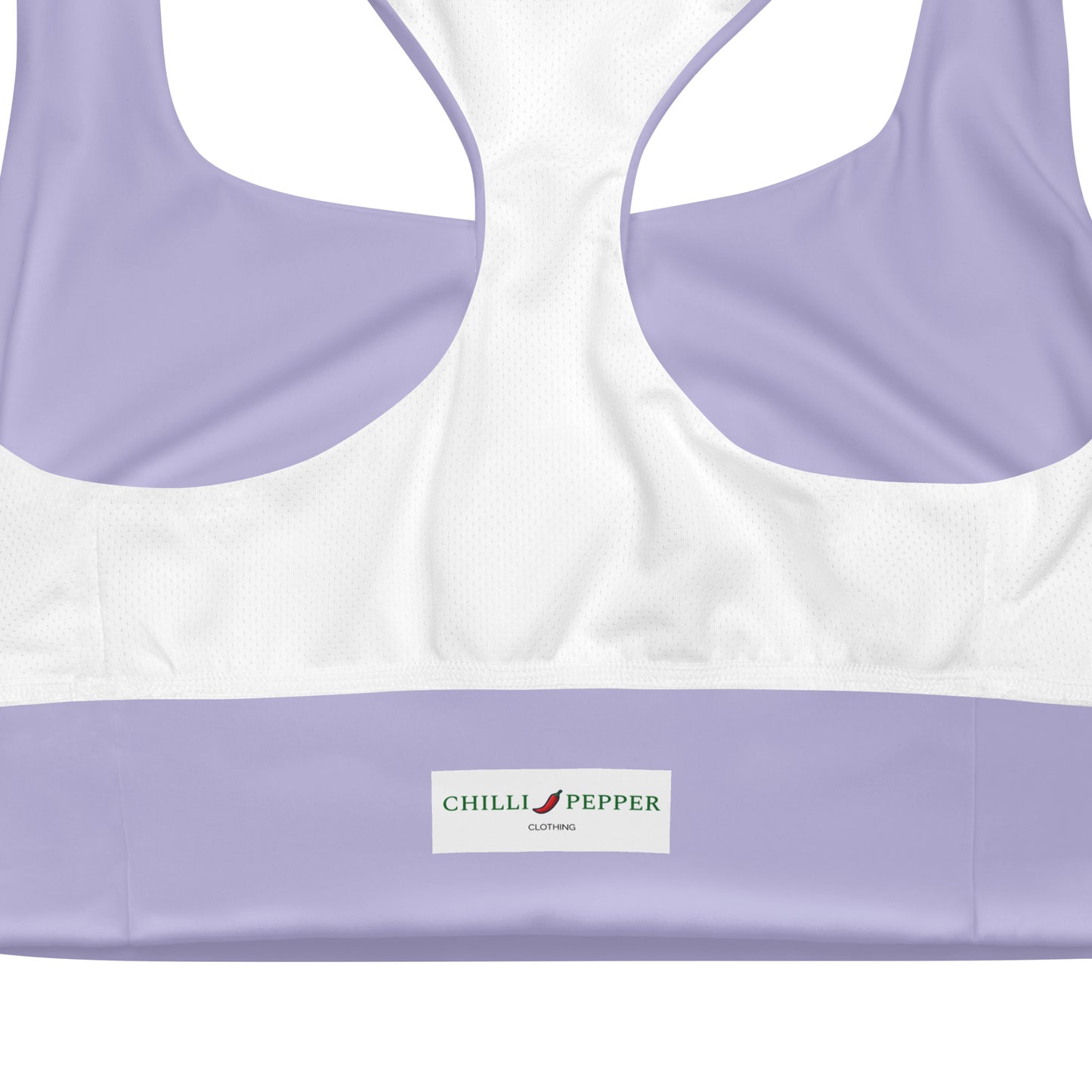 High Support Longline Sports Bra Purple