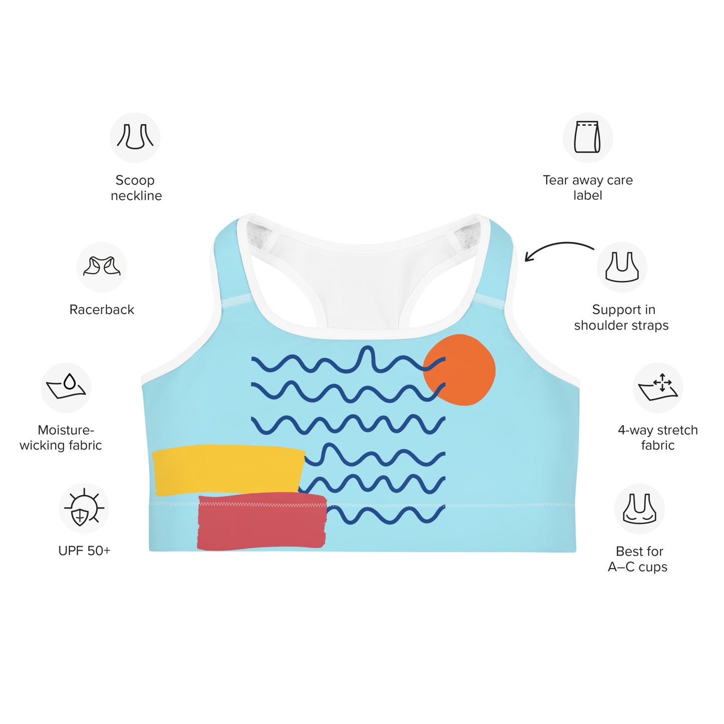Sports Bra the Beach