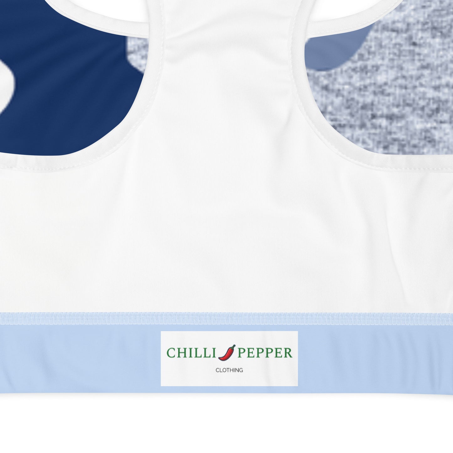 Sports Bra Blue Camouflage