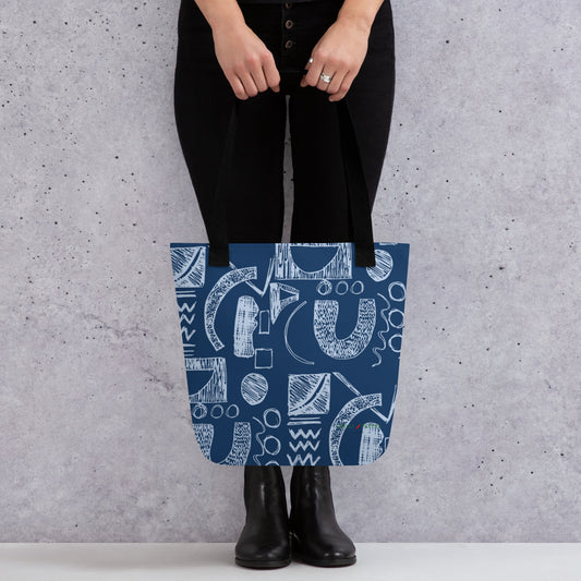 Tote bag Blue Magnet