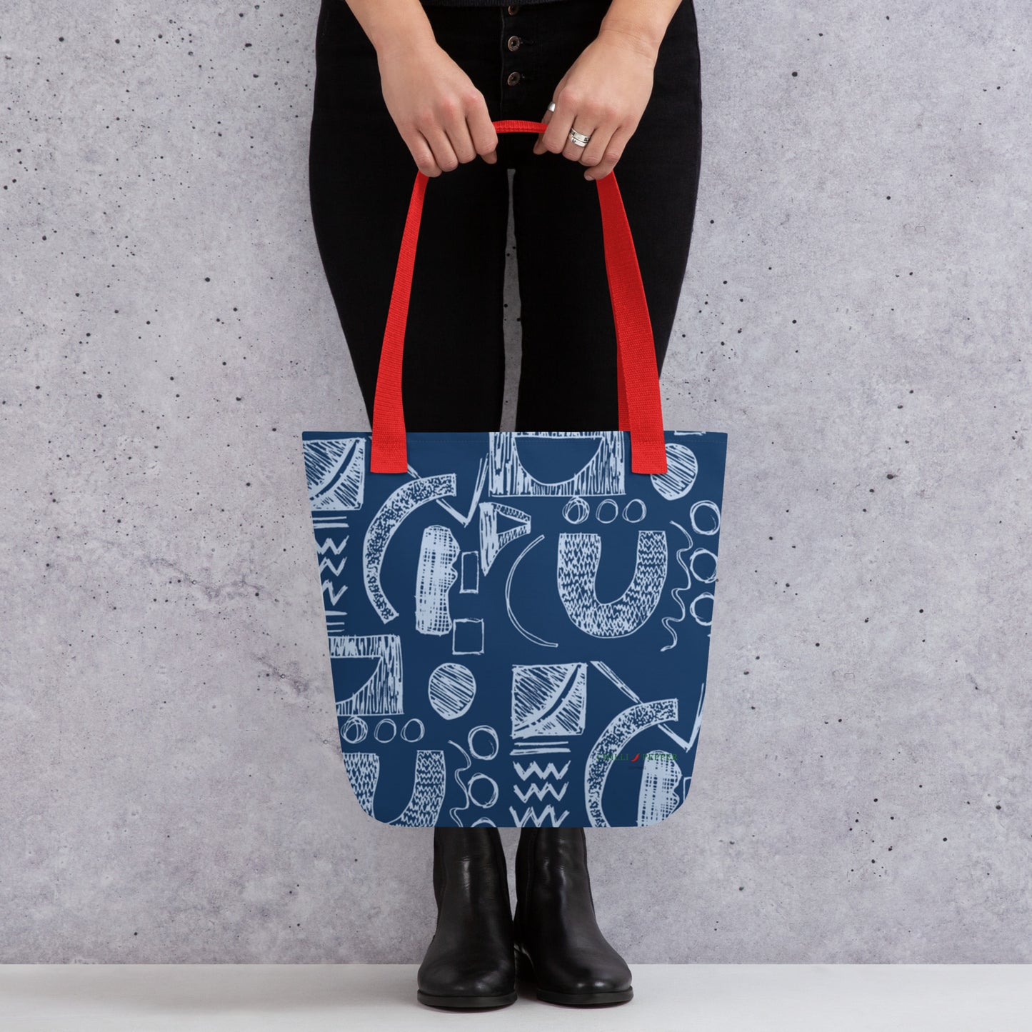 Tote bag Blue Magnet