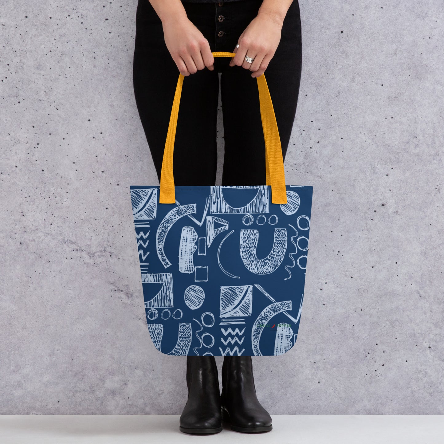 Tote bag Blue Magnet