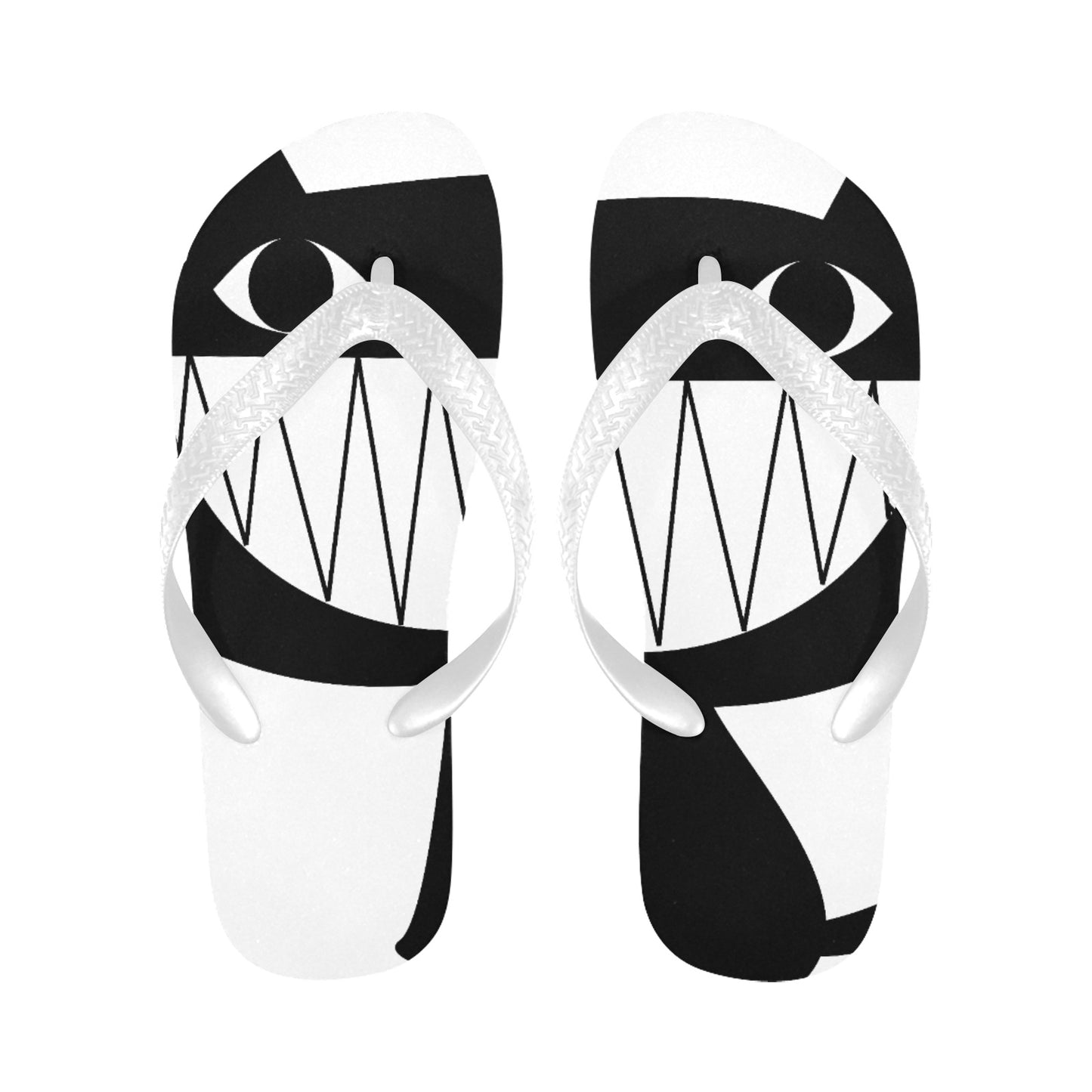 Cheesy Cat Flip Flops