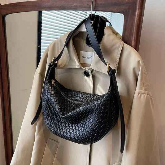 Versatile Single Shoulder crossbody dumplings Round Bag