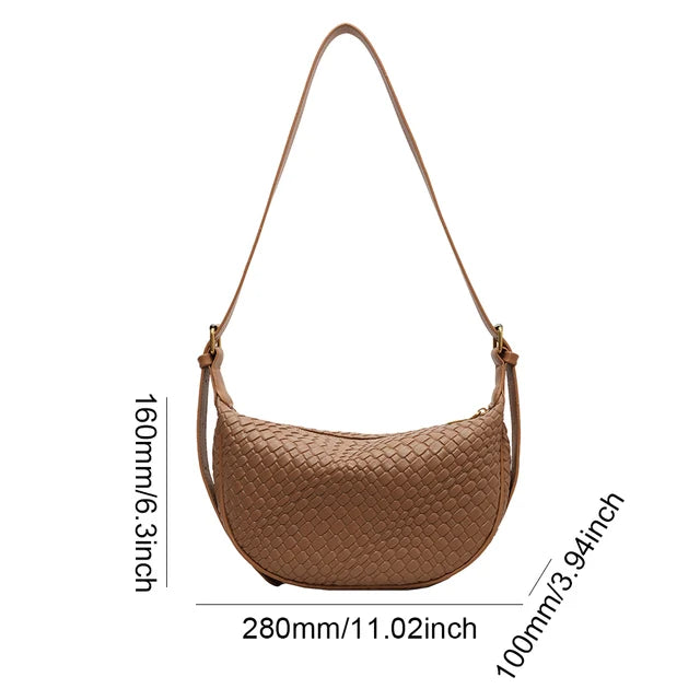 Versatile Single Shoulder crossbody dumplings Round Bag