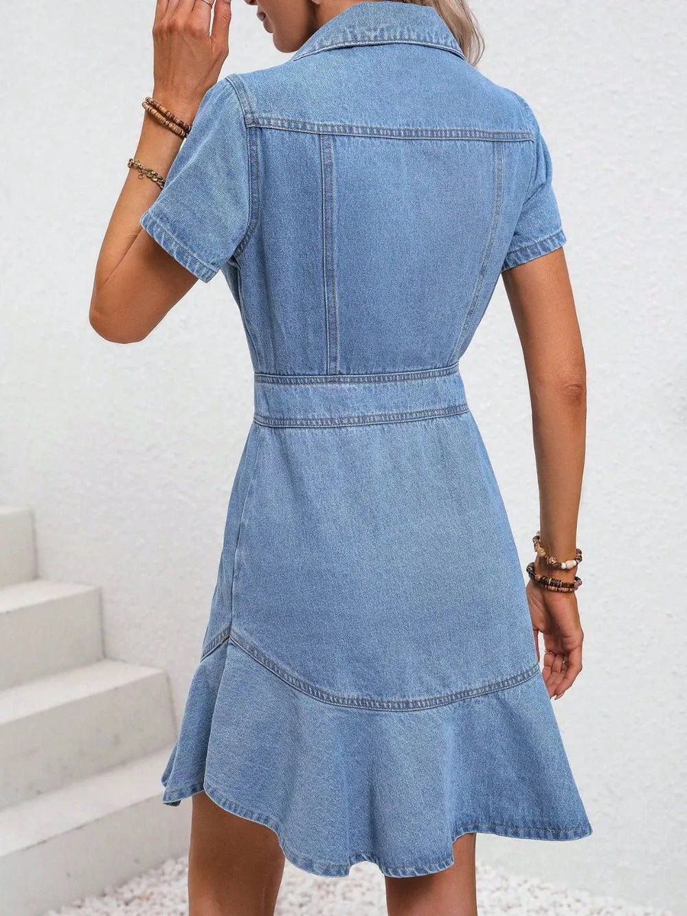 The Belle Button Dress