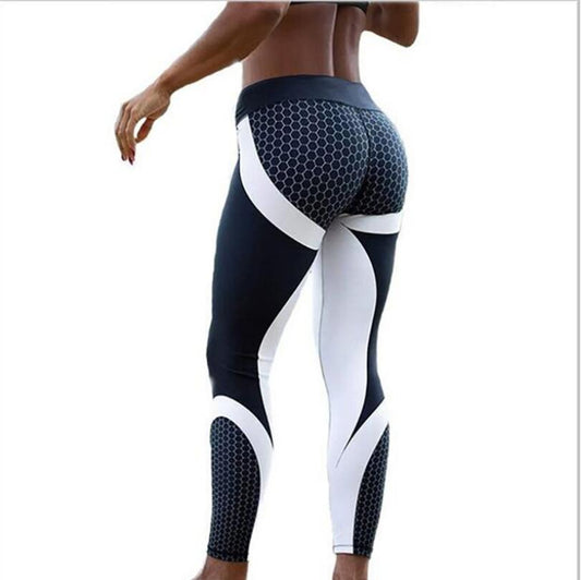 Honey Coombe and Stripe Yoga Pants