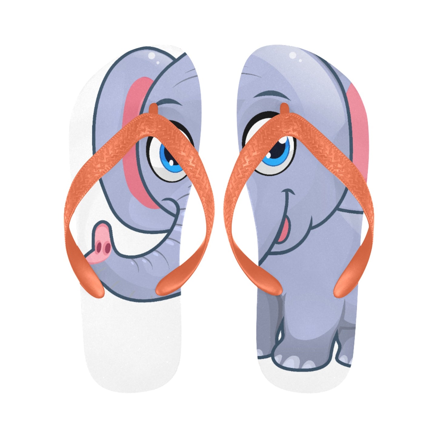 Happy Elephant Flip Flops