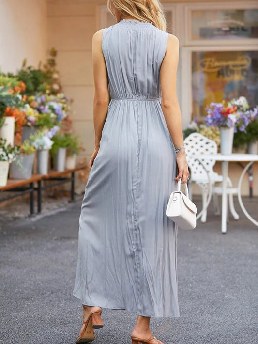 Sleeveless V-neck Vest Dress – Effortlessly Stylish, All-Day Chic