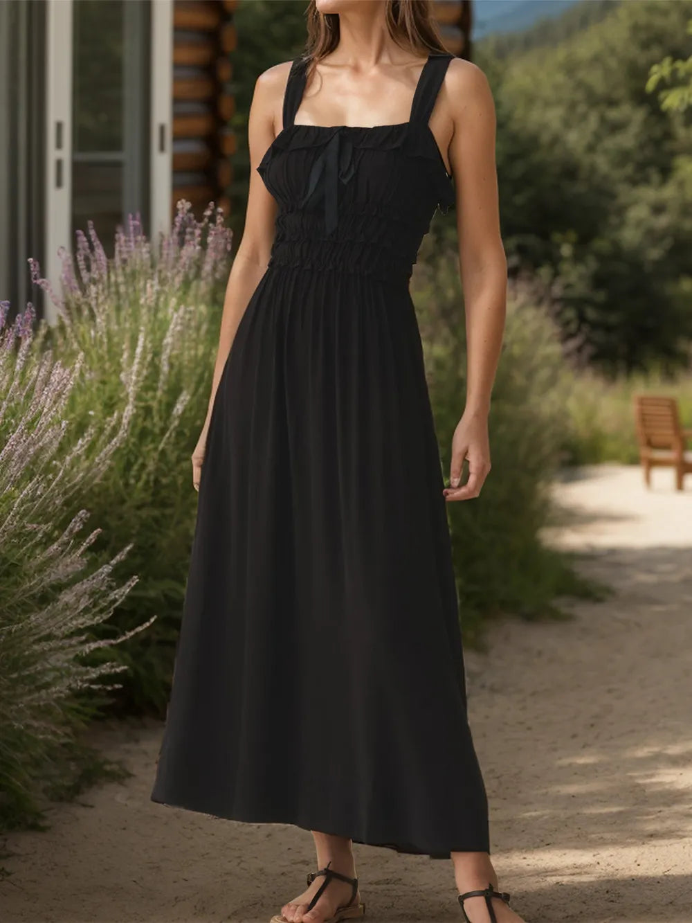 French-Inspired Beach Leisure Dress – Perfect for Vacation Days