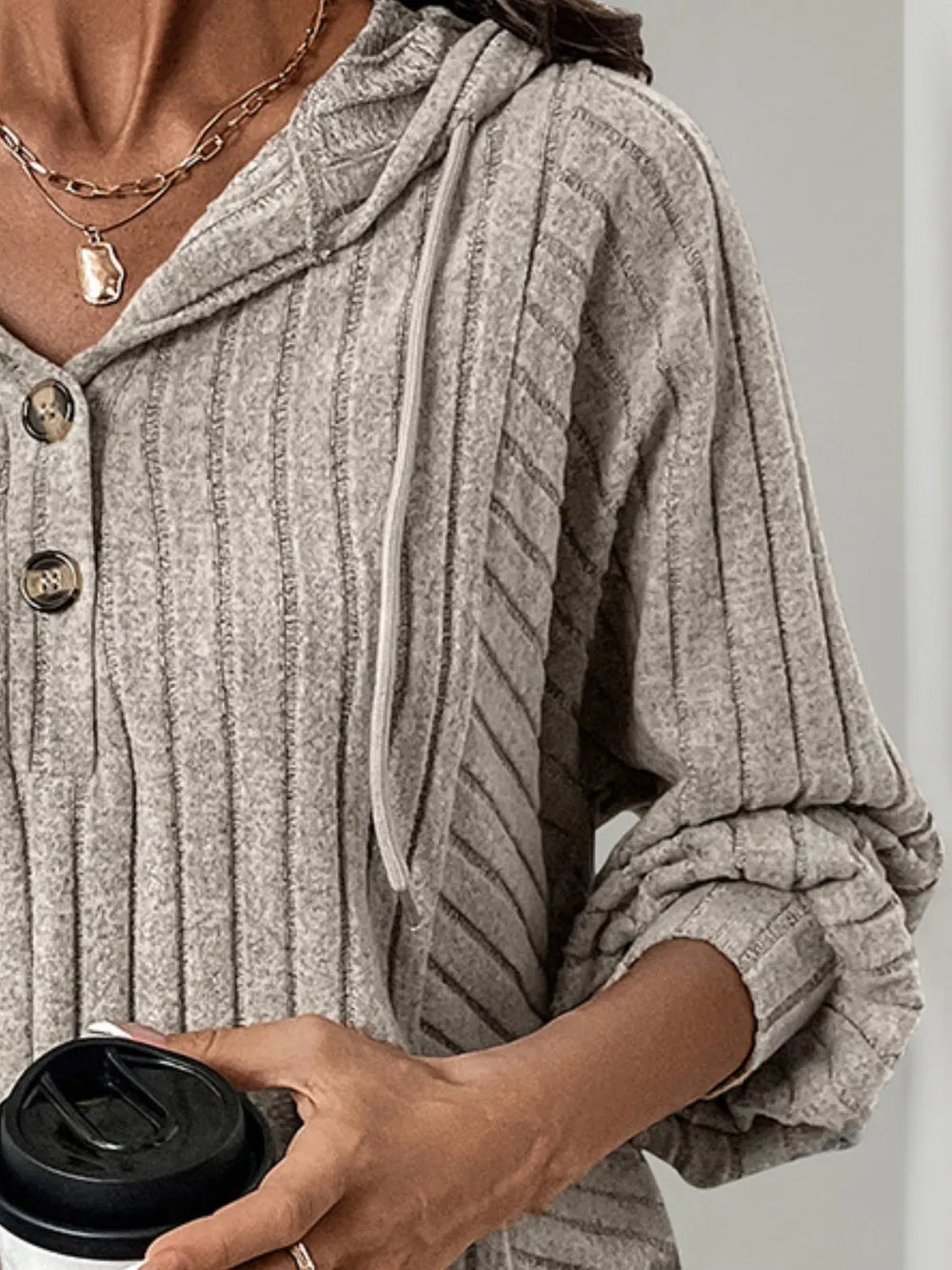 Perfee Drawstring Hoodie – Perfect for Comfort and Effortless Style