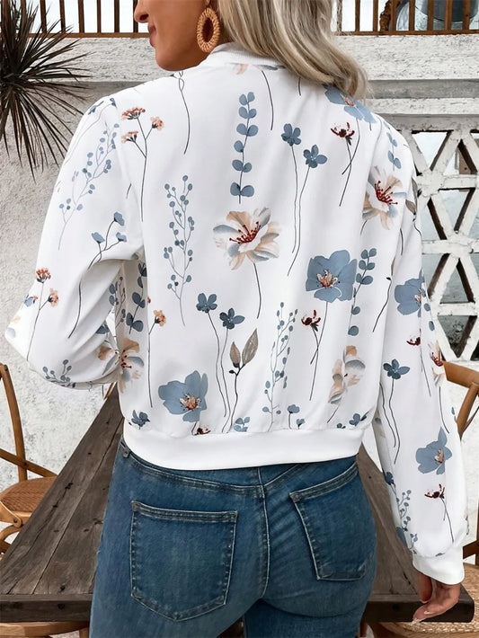 Graphic Zip-Front Jacket for Effortless Cool