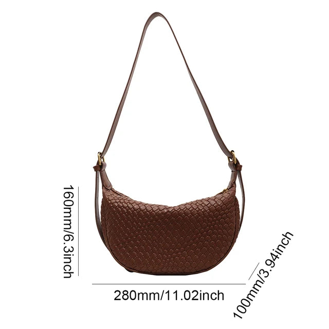 Versatile Single Shoulder crossbody dumplings Round Bag