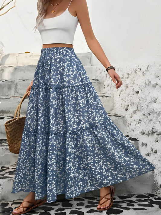 Tiered Bloom Skirt
