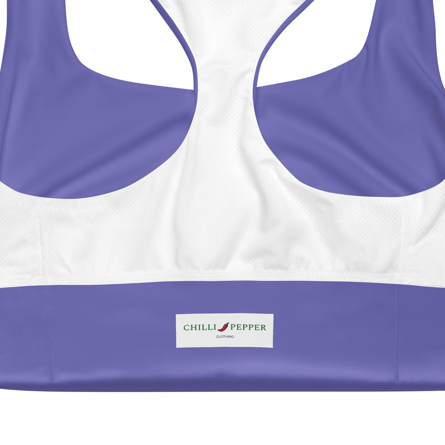 High Support Longline Sports Bra Purple