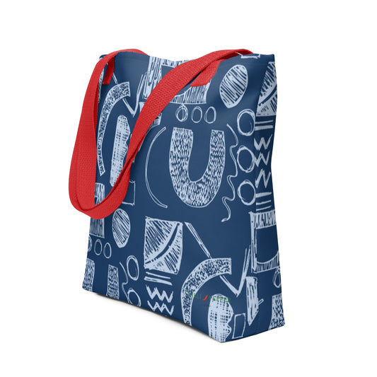 Tote bag Blue Magnet
